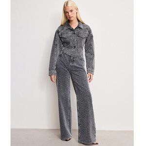 GOOD AMERICAN Dolly Jolene Crystal Jeans